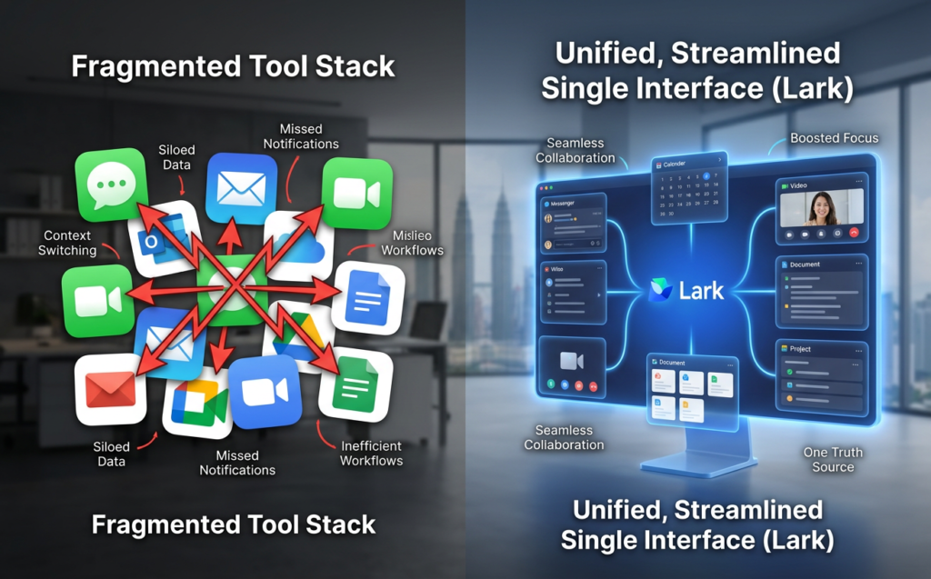 Streamlined workflows with LARK superapp for collaboration & productivity
