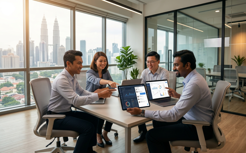 LARK superapp for collaboration & productivity used by team in Malaysia
