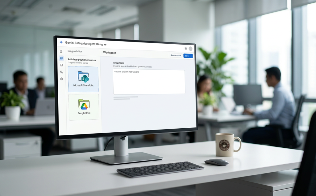 Gemini Enterprise unified permissions aware search dashboard